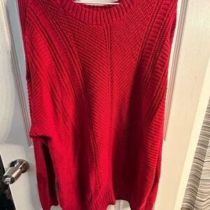 Red Knit Sweater
